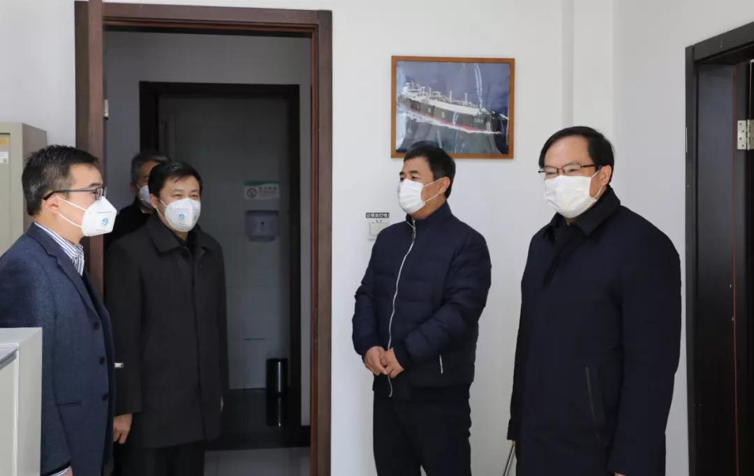 楊金成到長城電子、綜合院檢查指導疫情防控和復工復產工作